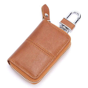 Men Genuine Leather Retro Car Key - BeltsRepublic