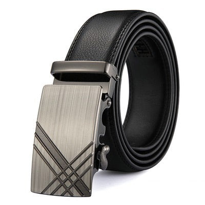 Cody Steel Designer Leather Men Belts PU Leather Automatic Buckle - BeltsRepublic