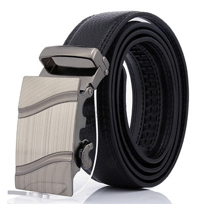 Cody Steel Designer Leather Men Belts PU Leather Automatic Buckle - BeltsRepublic