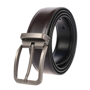 Genuine leather belt Fashion Pin Buckle Belts for Men - BeltsRepublic