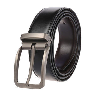 Genuine leather belt Fashion Pin Buckle Belts for Men - BeltsRepublic