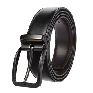 Genuine leather belt Fashion Pin Buckle Belts for Men - BeltsRepublic