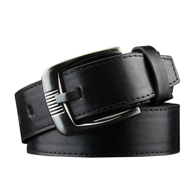 Men Imitation Leather Belt Metal - BeltsRepublic