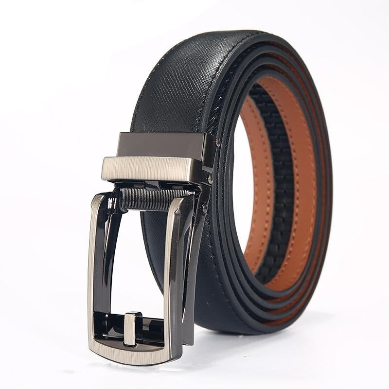 Automatic Buckle Leather luxury Belts Business Male - BeltsRepublic