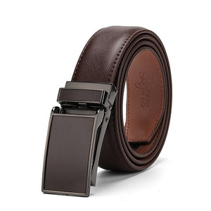 Automatic Buckle Leather luxury Belts Business Male - BeltsRepublic