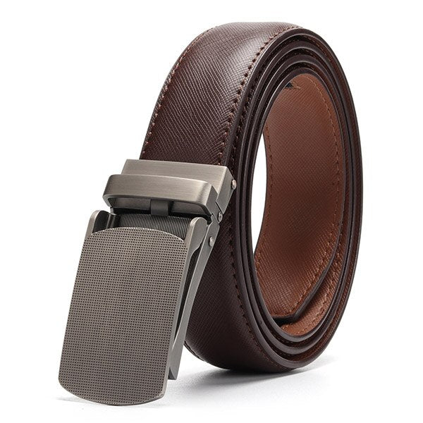 Automatic Buckle Leather luxury Belts Business Male - BeltsRepublic