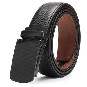 Automatic Buckle Leather luxury Belts Business Male - BeltsRepublic