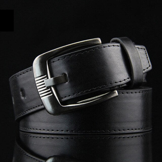 Men Imitation Leather Belt Metal - BeltsRepublic