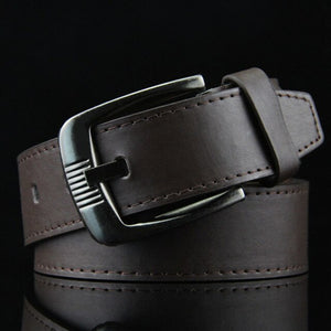 Men Imitation Leather Belt Metal - BeltsRepublic