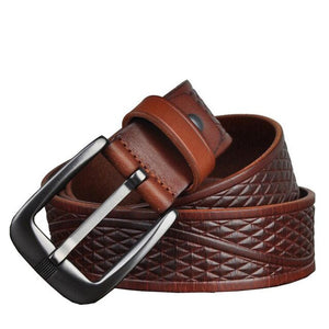 Men Belt Vintage Cow Leather - BeltsRepublic