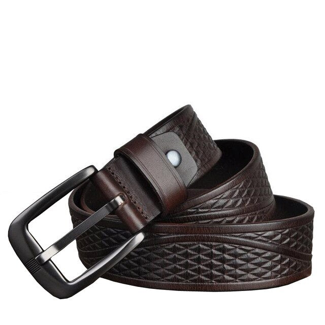 Men Belt Vintage Cow Leather - BeltsRepublic