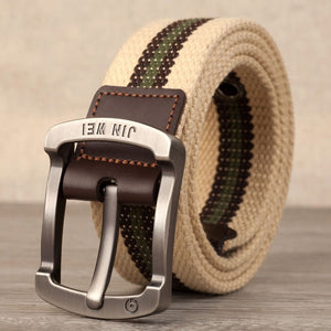 Canvas Alloy Pin buckle Casual Men Belt military outdoor tactical - BeltsRepublic