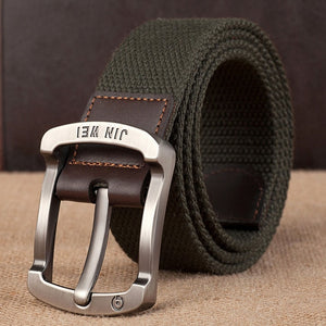 Canvas Alloy Pin buckle Casual Men Belt military outdoor tactical - BeltsRepublic