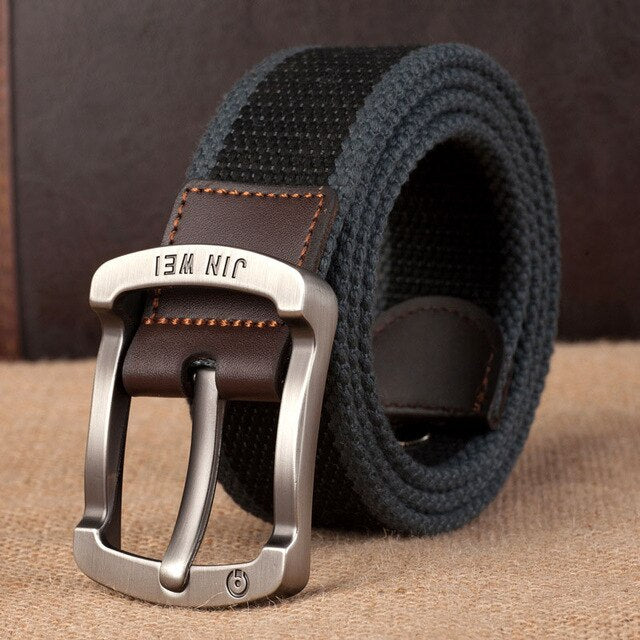 Canvas Alloy Pin buckle Casual Men Belt military outdoor tactical - BeltsRepublic