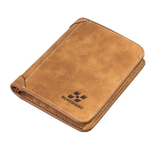 Luxury Brand Wallet Frosted Short Wallets Men - BeltsRepublic