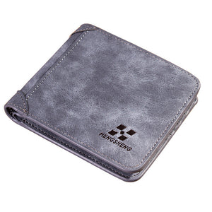 Luxury Brand Wallet Frosted Short Wallets Men - BeltsRepublic