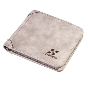 Luxury Brand Wallet Frosted Short Wallets Men - BeltsRepublic