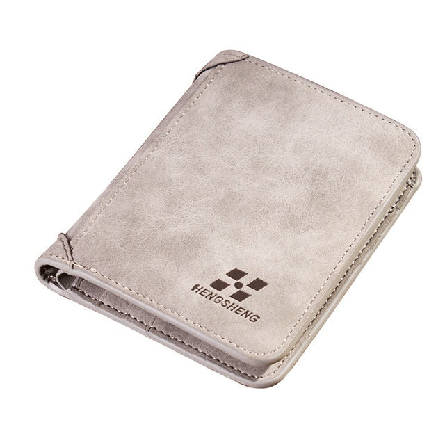 Luxury Brand Wallet Frosted Short Wallets Men - BeltsRepublic