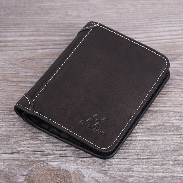 Luxury Brand Wallet Frosted Short Wallets Men - BeltsRepublic