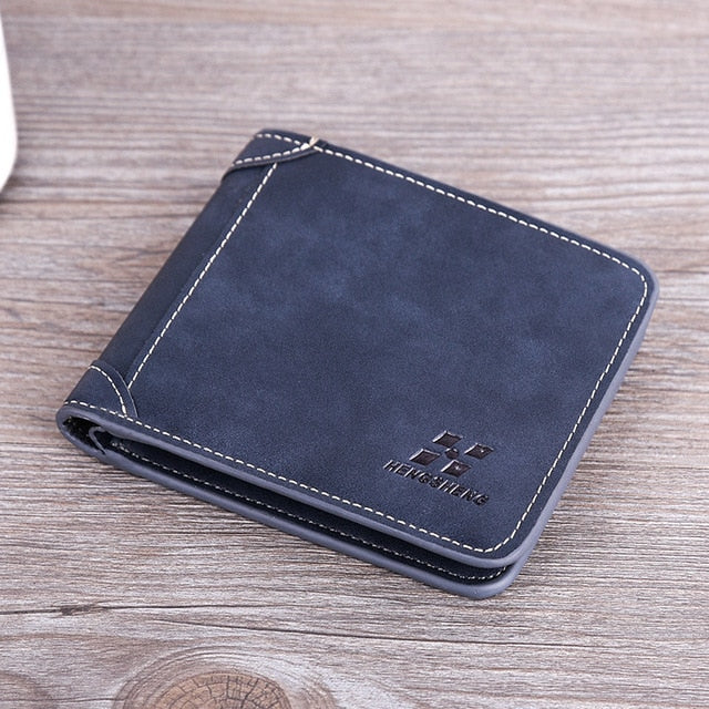 Luxury Brand Wallet Frosted Short Wallets Men - BeltsRepublic