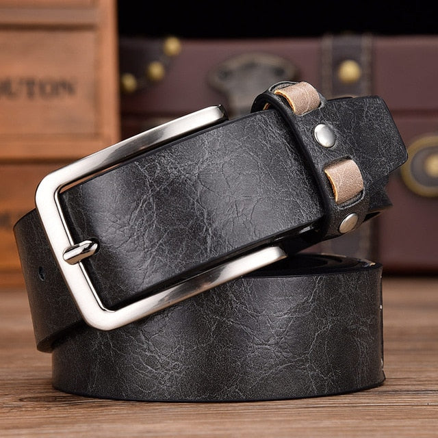 Luxury Designer Belts Fashion Strap Male Pin Buckle - BeltsRepublic