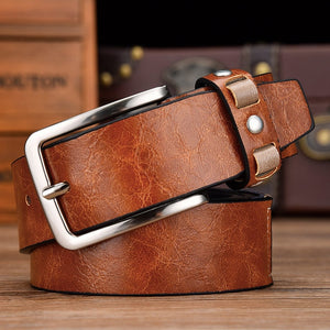 Luxury Designer Belts Fashion Strap Male Pin Buckle - BeltsRepublic