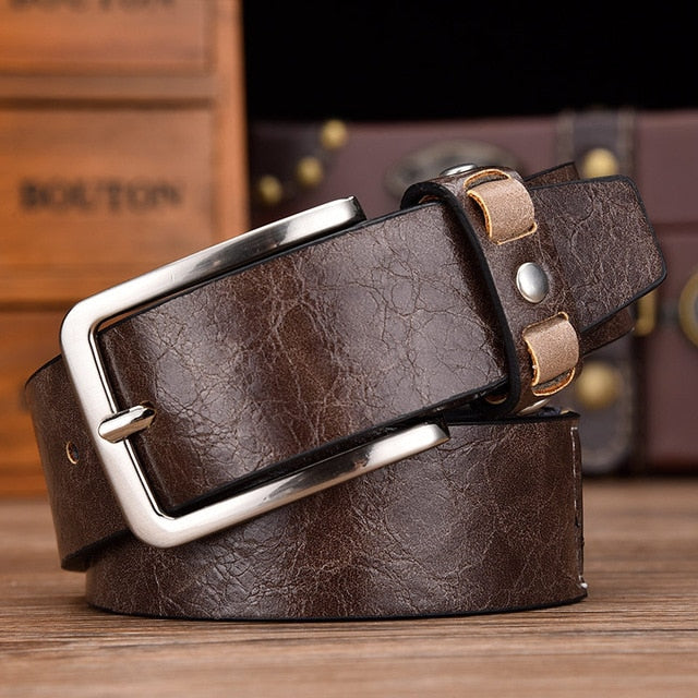 Luxury Designer Belts Fashion Strap Male Pin Buckle - BeltsRepublic