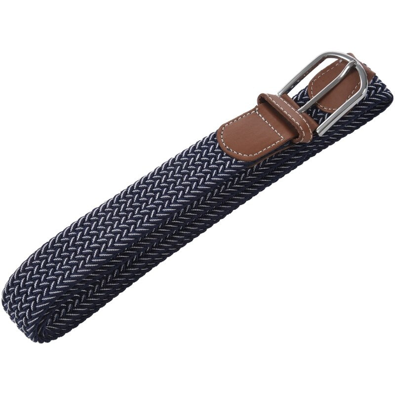 Men Casual Canvas Belt Elastic Rubber - BeltsRepublic