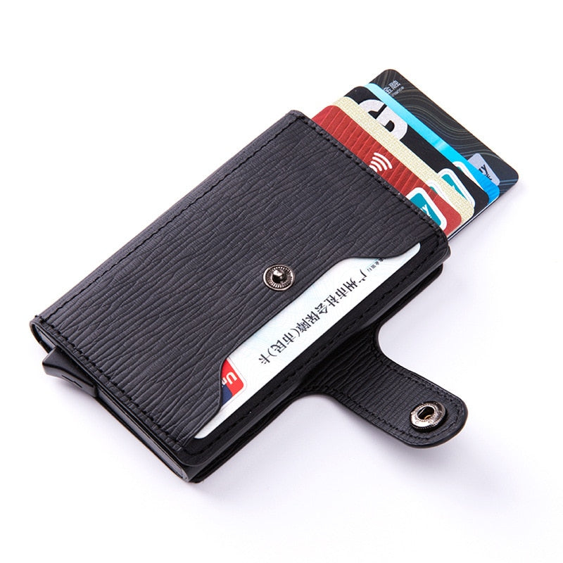 Card Holder Men Wallets Money Bag Male Vintage Black - BeltsRepublic