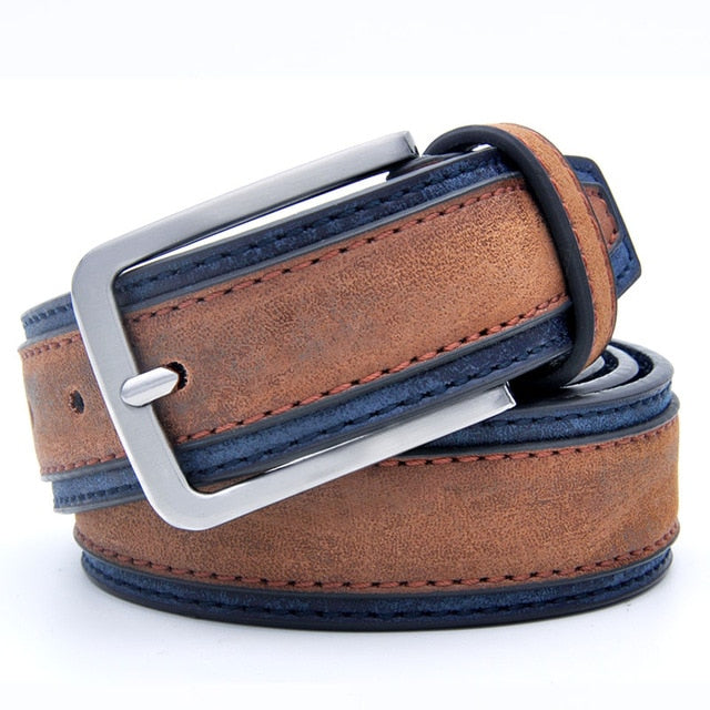 Casual Patchwork Men Belts - BeltsRepublic