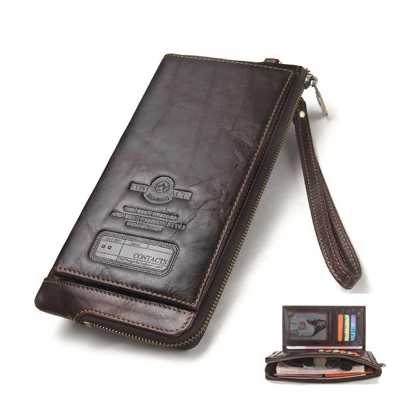 Men Wallet Clutch Genuine Leather - BeltsRepublic