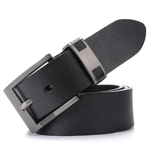 Luxury Men's Belt Leather Belt Alloy Buckle - BeltsRepublic