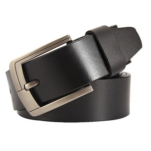 Men's belt leather strap luxury pin buckle - BeltsRepublic