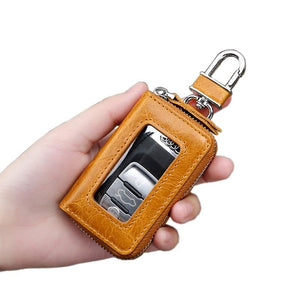 Men Genuine Leather Retro Car Key - BeltsRepublic