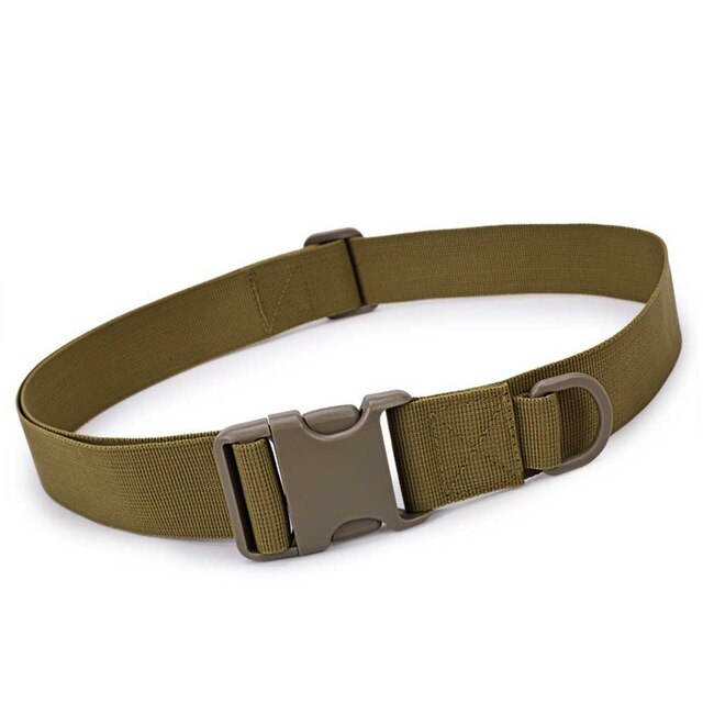 Men Nylon Canvas Mountaineering Indoor Fishing Tactical Belt - BeltsRepublic