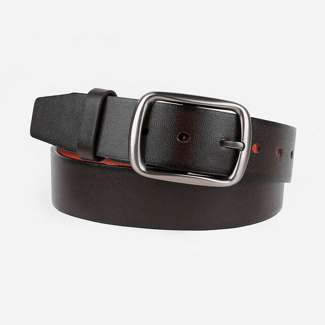 Men belt trend retro Alloy pin buckle belt high quality - BeltsRepublic