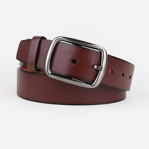 Men belt trend retro Alloy pin buckle belt high quality - BeltsRepublic