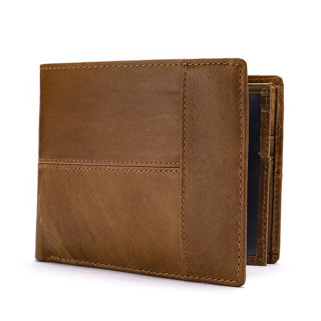 Genuine Leather Men Wallet Business Wallets Money Bag for Men - BeltsRepublic