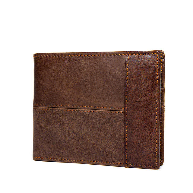 Genuine Leather Men Wallet Business Wallets Money Bag for Men - BeltsRepublic