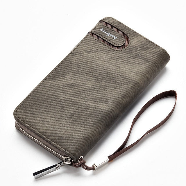 Vintage genuine canvas Men Wallet - BeltsRepublic