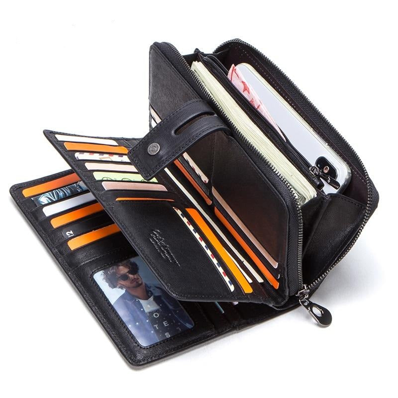 Men long wallet with card holder - BeltsRepublic