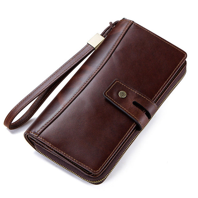 Men long wallet with card holder - BeltsRepublic